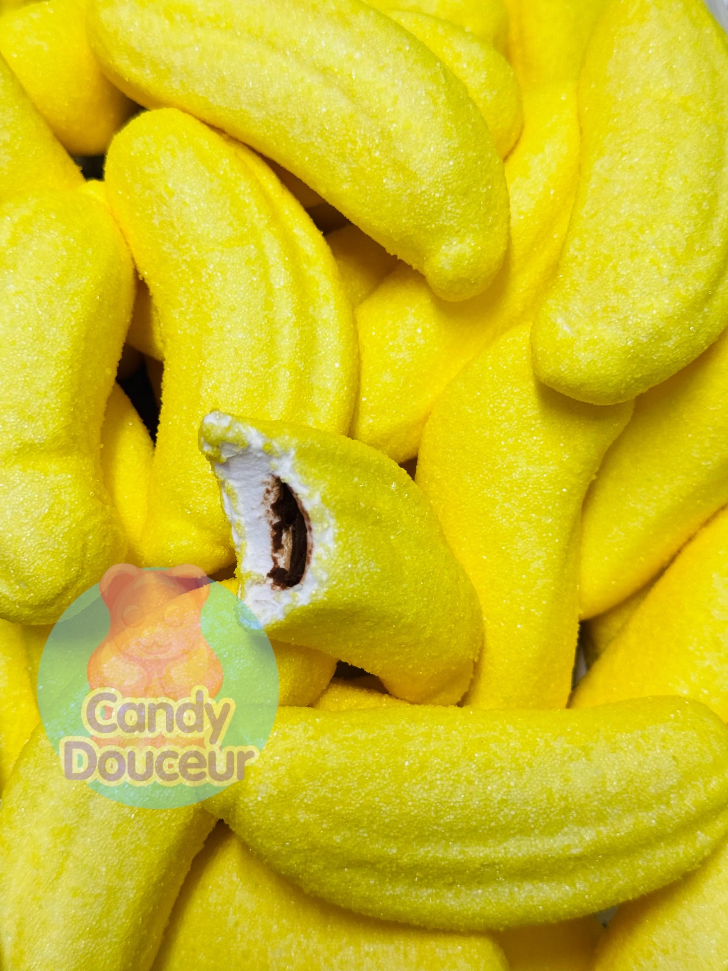 Méga Banane fourrée chocolat 50g