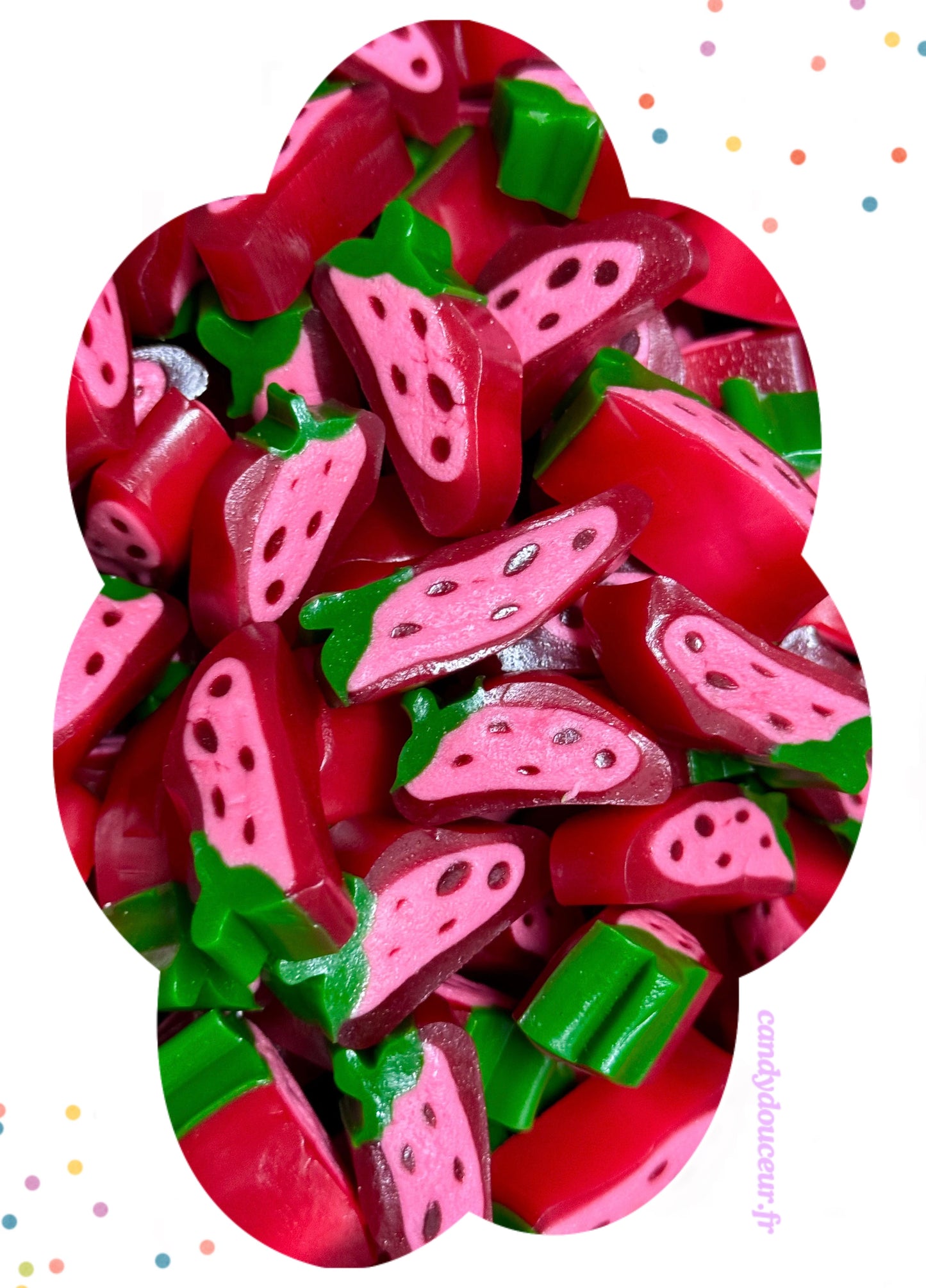 Tranches fraises 100g