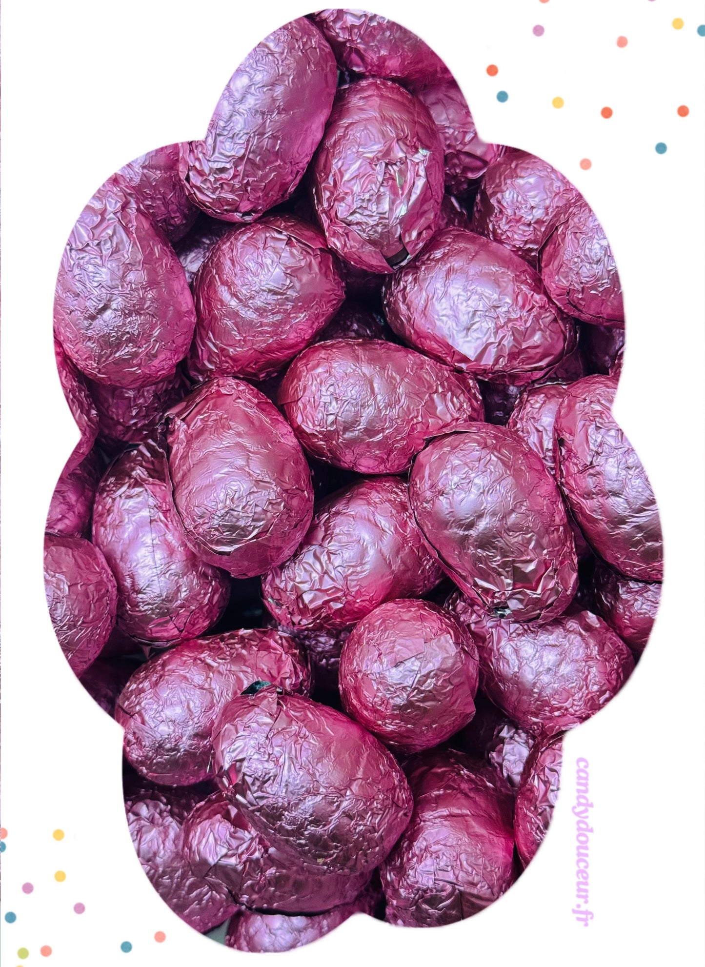 Œufs de Pâques Chocolat au lait Praliné 50g