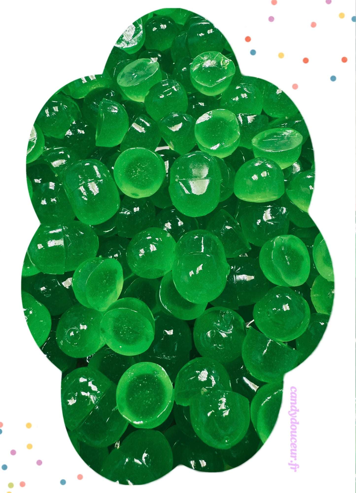 Perles de Pomme lisse 100g (sans sucre)