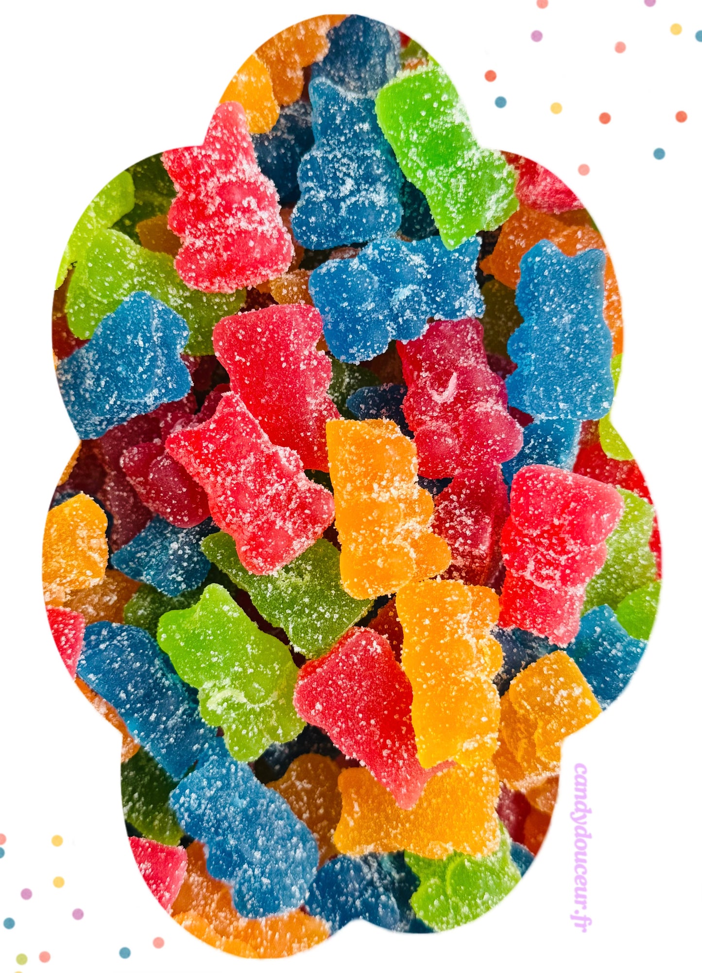 Oursons sucré 100g (sans sucre)