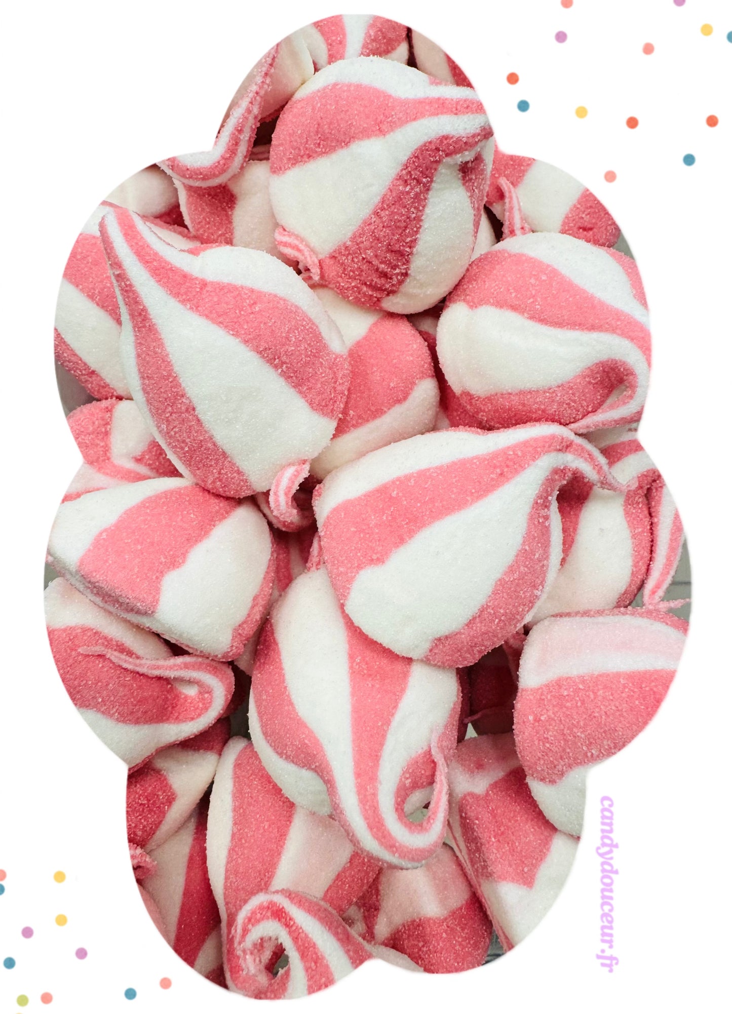 Balle de Golf Fraise Crème (Lot de 9)
