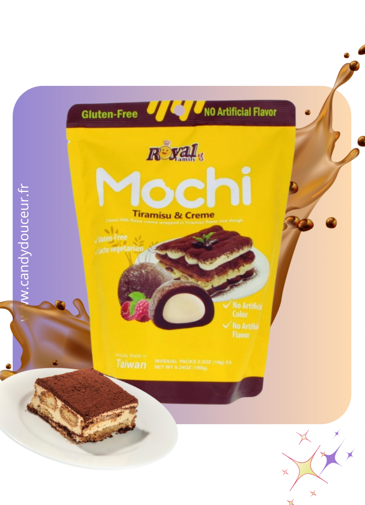 Mochi Tiramisu (Lot de 5 unités)