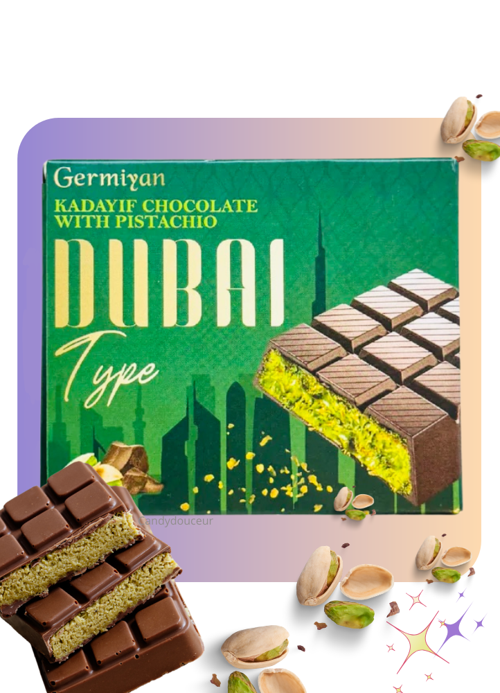 Tablette de Dubaï à la Pistache
