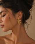 Boucles D’oreilles Flora - Acier Inoxydable