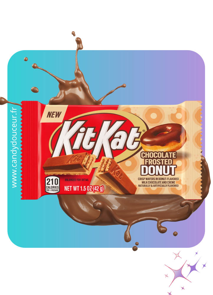 Kit Kat Chocolate Frosted Donut