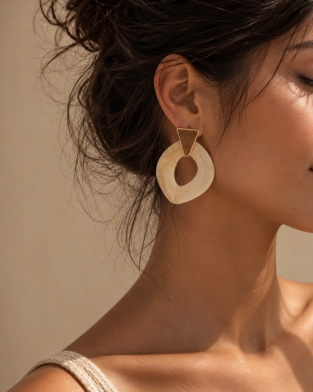 Boucles D’oreilles Alma - Acier Inoxydable