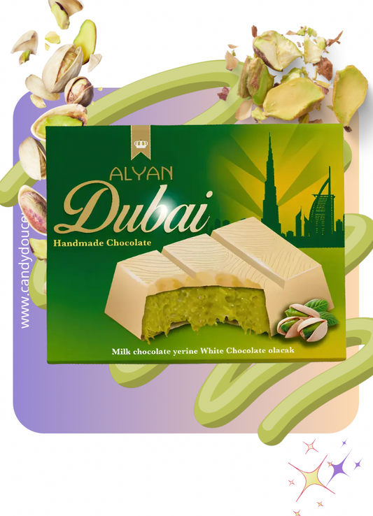 Tablette de Dubaï Chocolat Blanc/Pistache