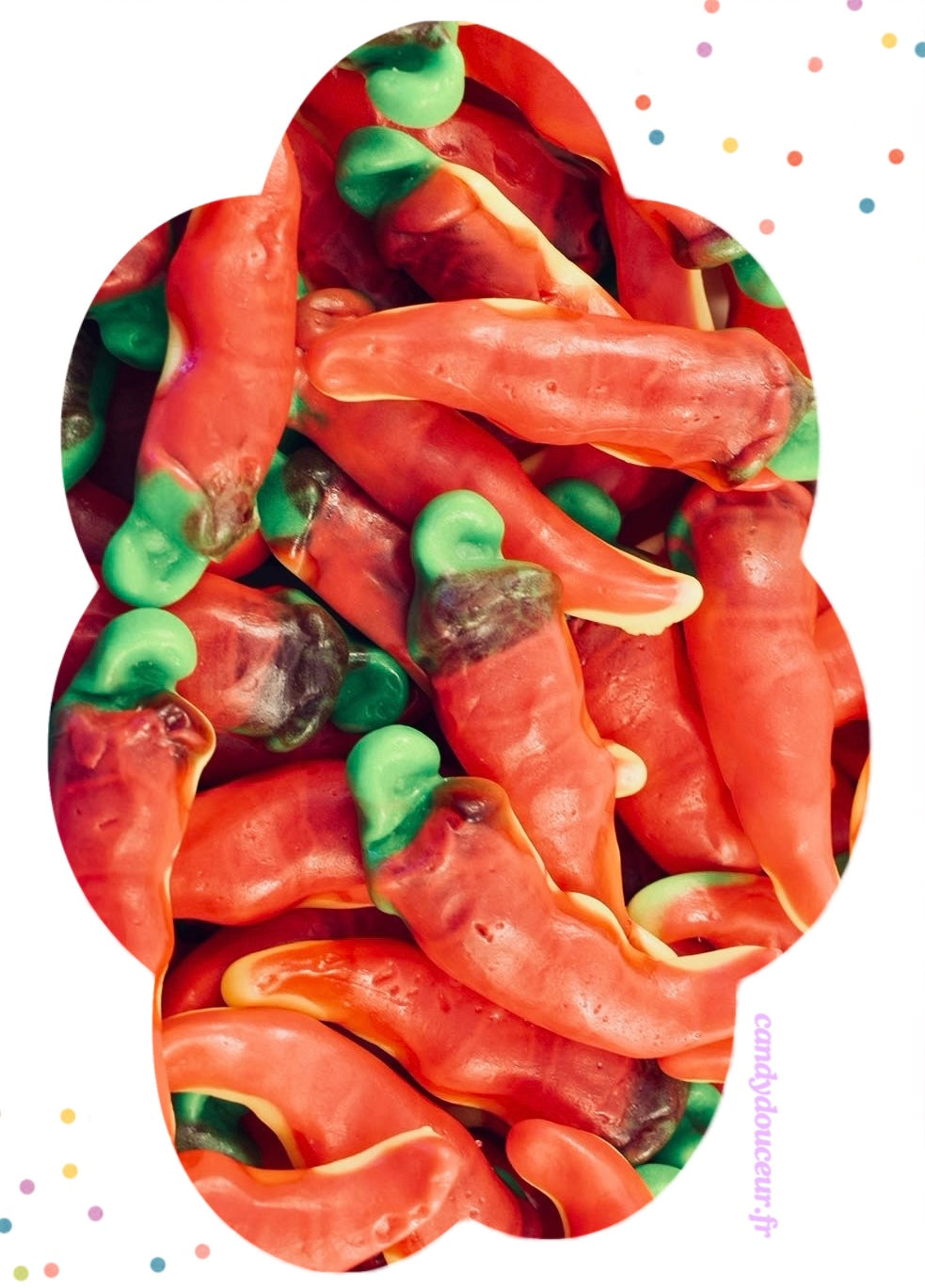 Hot Chillies - Piment Fourré 100g