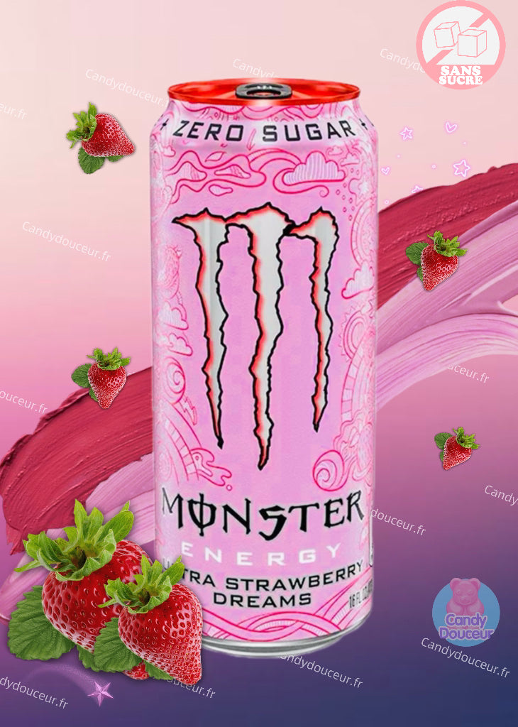 Monster Ultra Strawberry Dreams 500ml (unité)