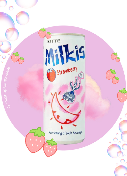 Milkis Milkshake Fraise Pétillant