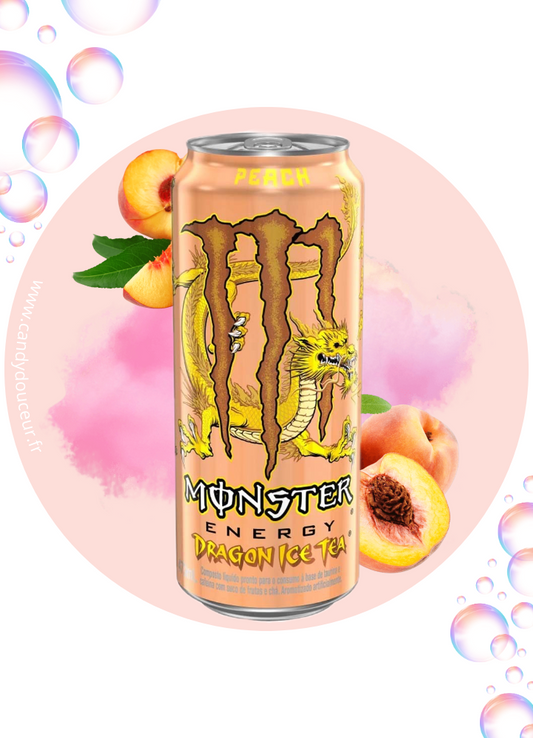 Monster Dragon Ice Tea Pêche