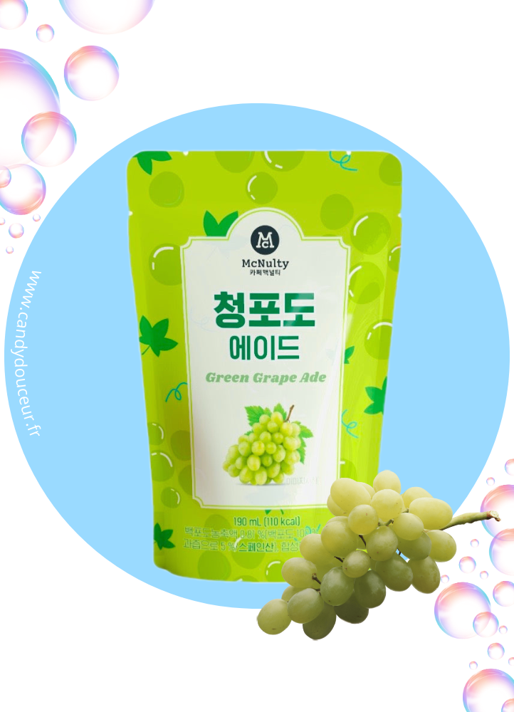 Pouch Drink Raisin Vert