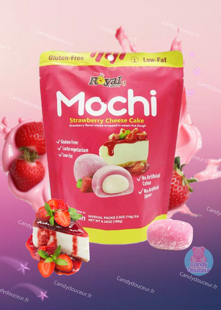 Mochi Cheesecake Fraise (unité)