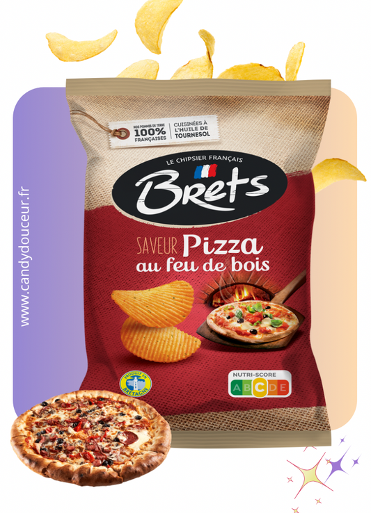 Chips Brets Pizza au feu de bois