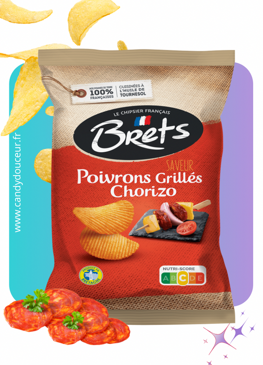 Chips Brets Poivron Grillé Chorizo