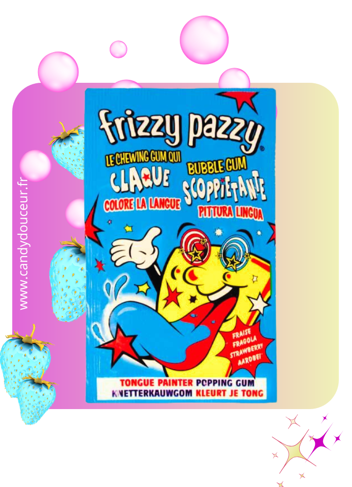 Frizzy Pazzy Tache Langue Fraise (unité)