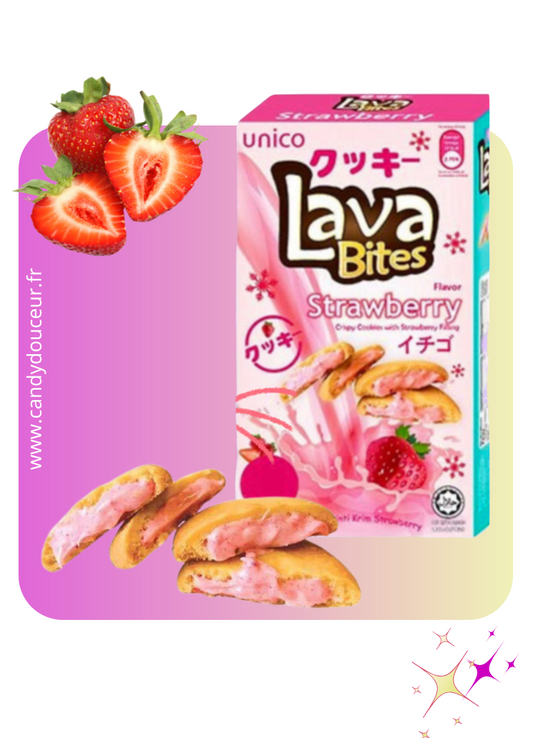 Lava Cookie Fraise (un sachet)