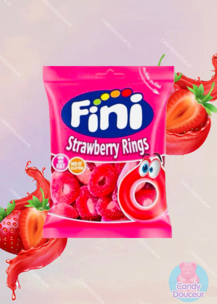 Anneaux Fraise Fini (un sachet)