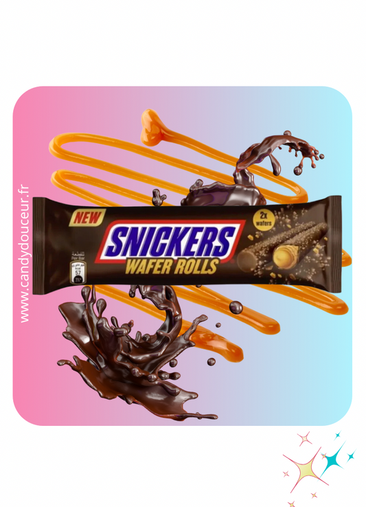 Snickers Wafer Rolls (Lot de 2)