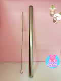 Paille inox XXL + goupillon