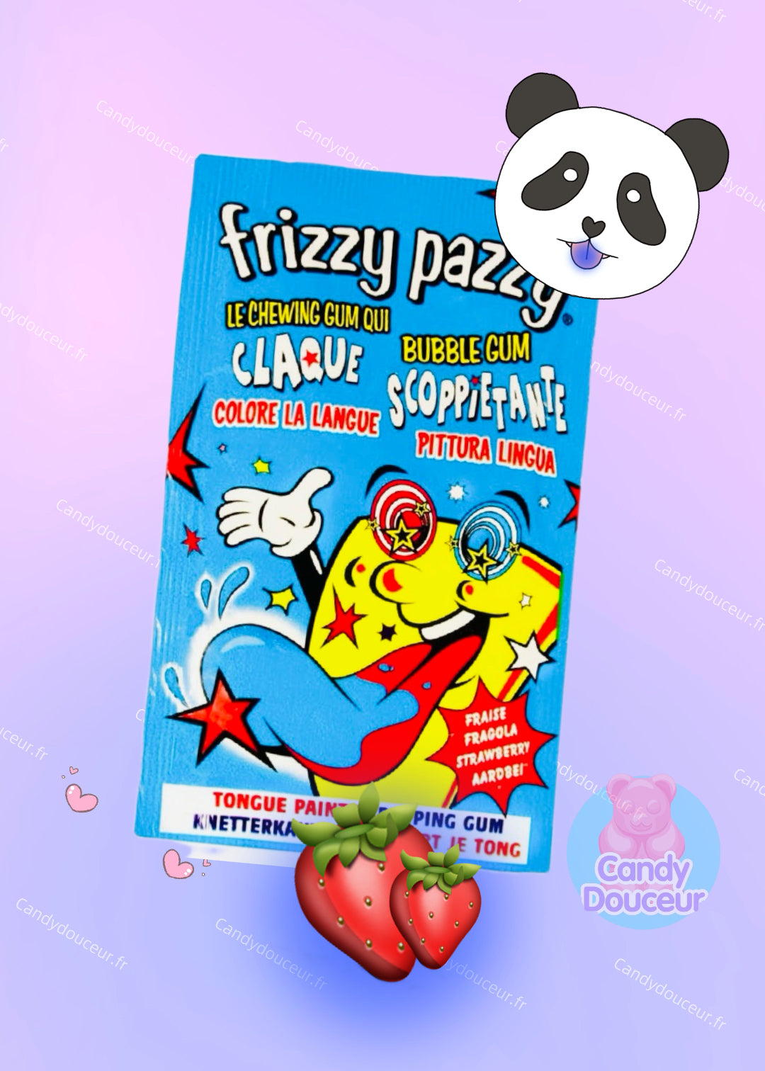 Frizzy Pazzy Tache Langue Fraise (unité)