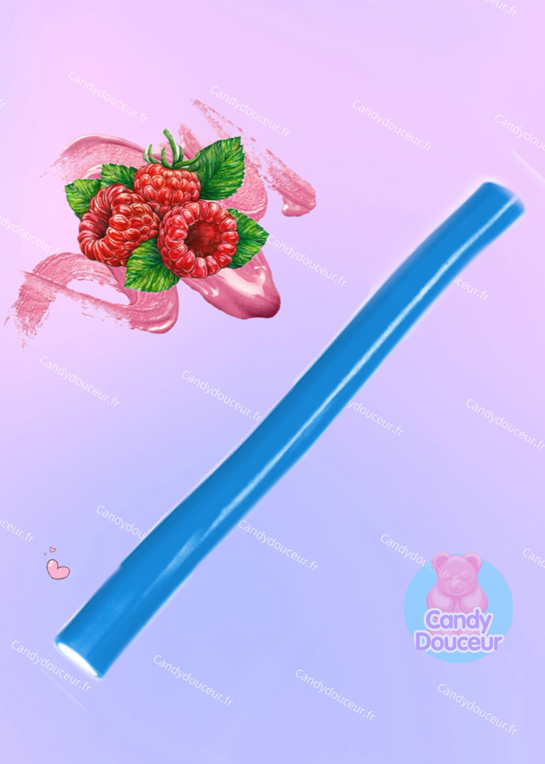 Câble Jumbo Framboise Lisse 25cm (unité)