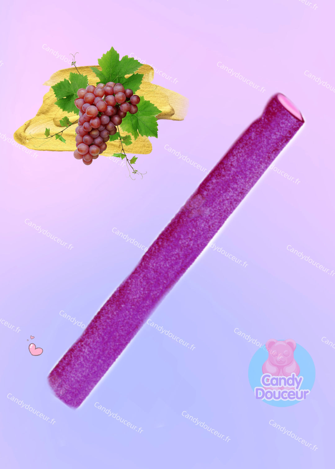 Câble Jumbo Raisin Acide 25cm (unité)