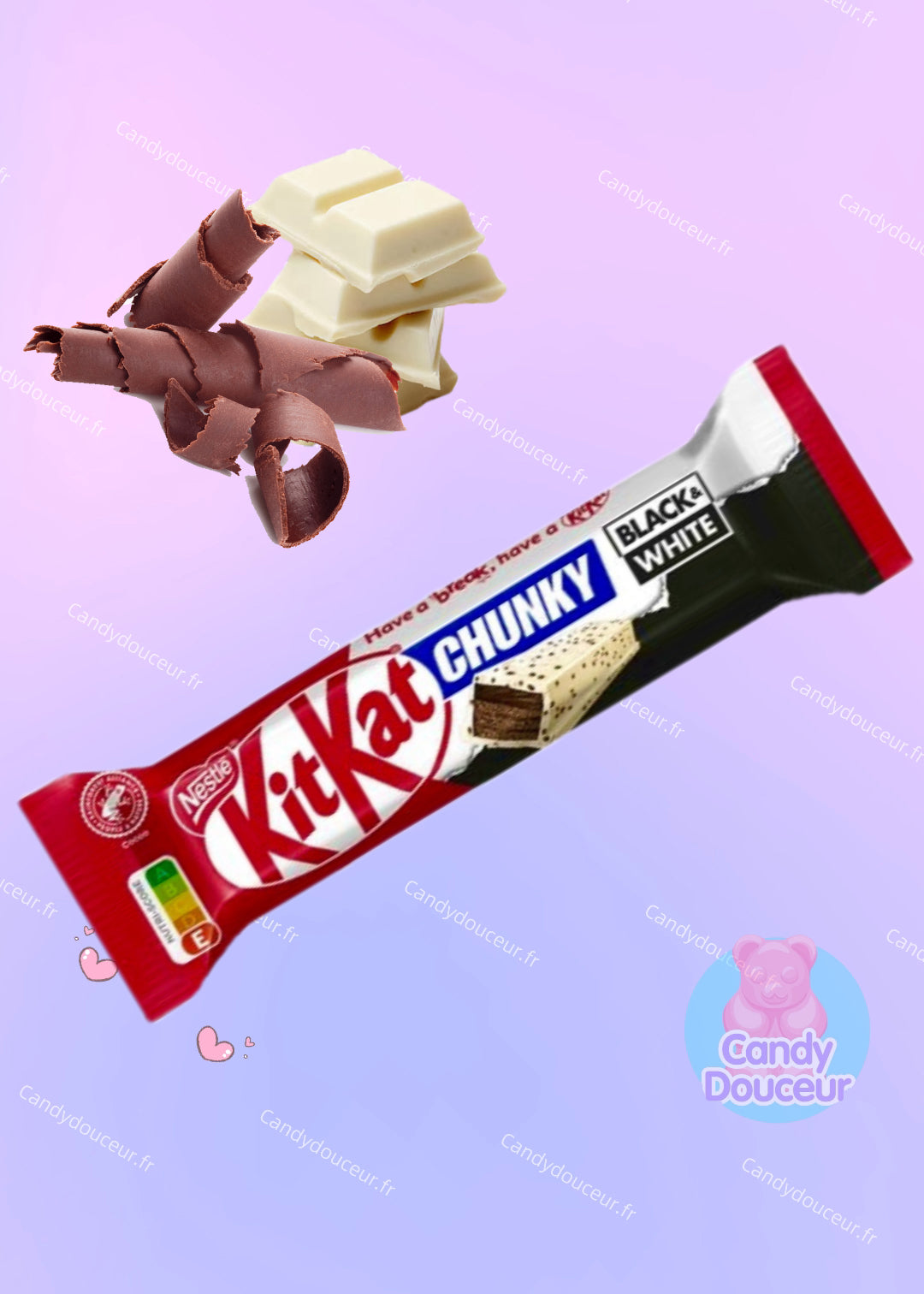 Kit Kat Chunky Black&White (unité)