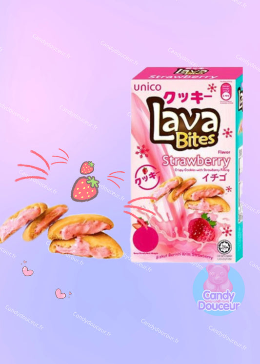 Lava Cookie Fraise (un sachet)