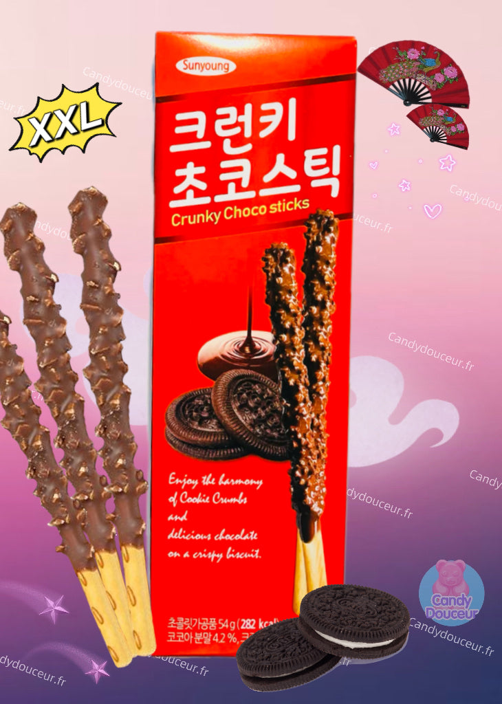 Sticks XXL 20cm Chocolat Cookies (une boîte)