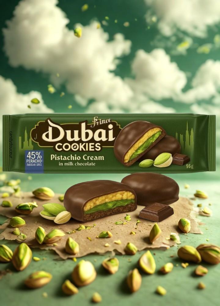 Dubai Style Cookies Pistache (une boîte)