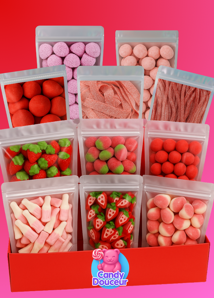 Bon Bons Acidulés Rouges Pack Bonbons Rouges – Candy Douceur