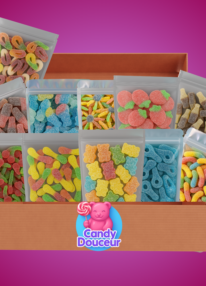Bon Bons Rouges Durs Acidulés Pack Bonbons Acidulés – Candy Douceur