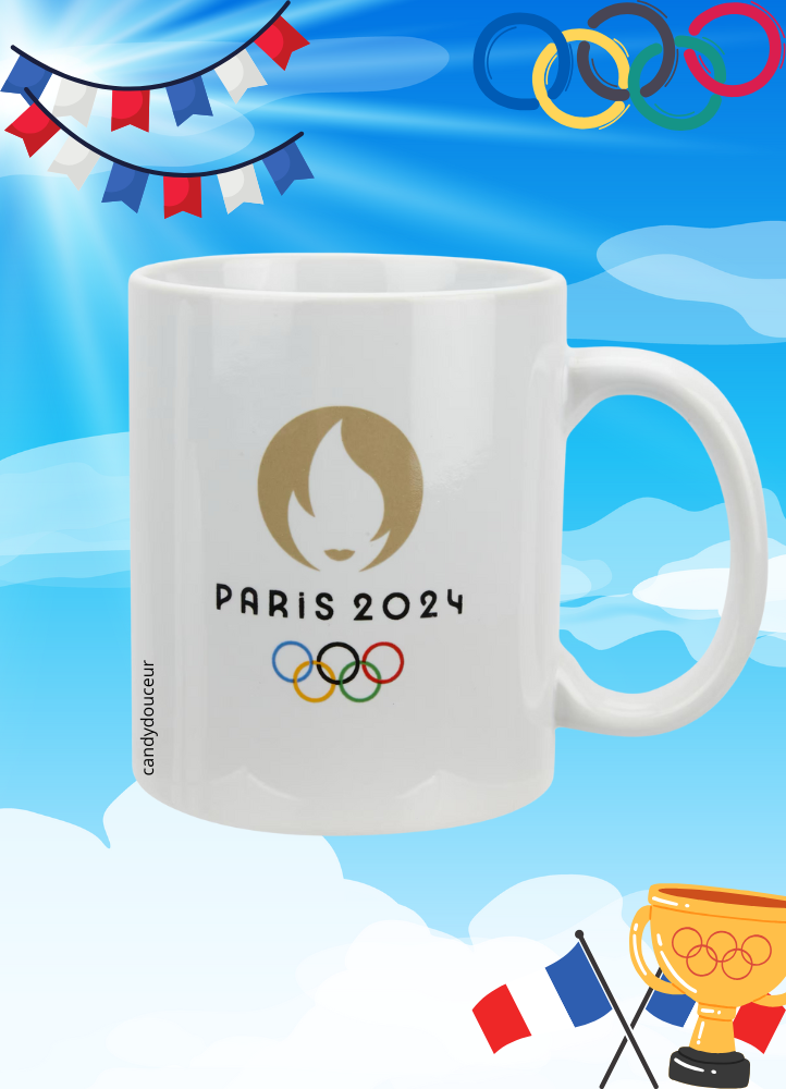 Mug Officiel Logo JO Paris 2024 – Produit Certifié