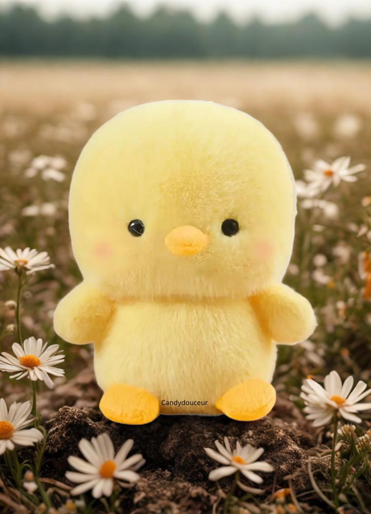 🐣💛 Peluche Poussin Jaune 14cm
