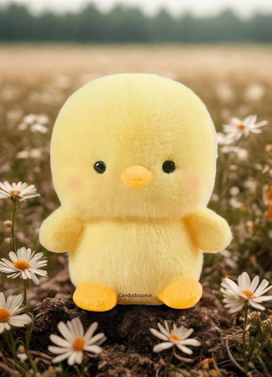 🐣💛 Peluche Poussin Jaune 14cm