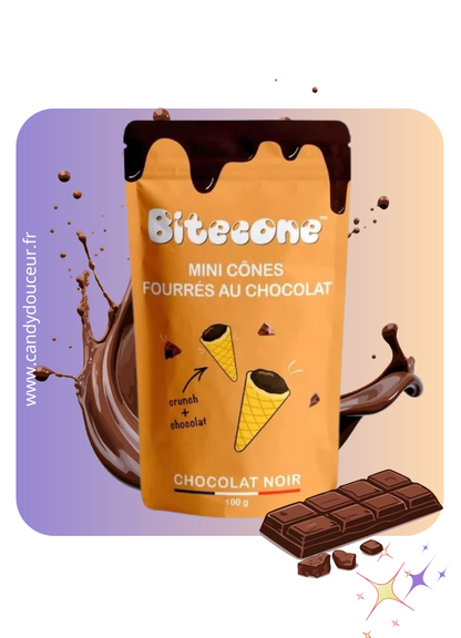 Bitecone Cônes chocolat noir (un sachet)